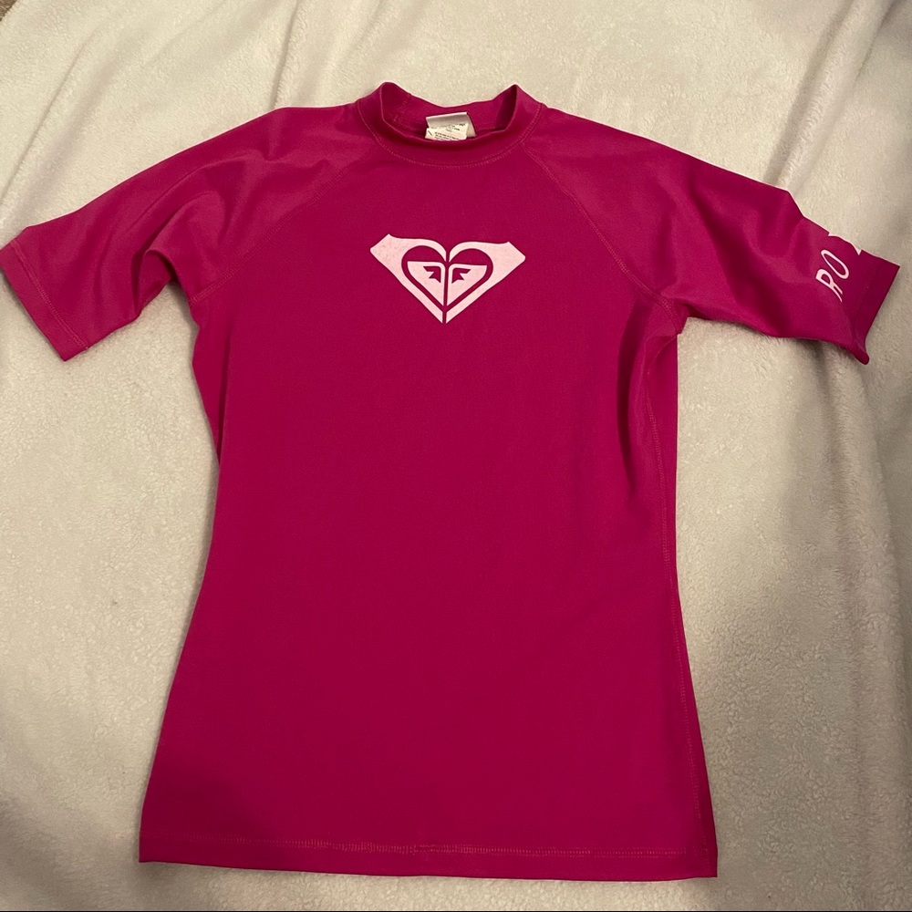 ROXY Pink Rashguard, Juniors’ Size 8 - Item 0037